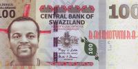 Купить банкноты Эмалангени. Банкноты, бумажные деньги, боны Свазиленда. 100 эмалангени. 2010 год.