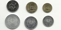 Купить банкноты Джибути. Набор из 6 монет. 1991-2010 гг.