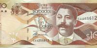 Купить банкноты Барбадос. 10 долларов. 2013 год. UNC