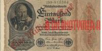 Купить банкноты Германия. 1000 марок. 1923 год. XF