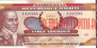Купить банкноты HTG20-014 Гаити. 20 гурдов. 2001 год. UNC