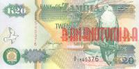 Купить банкноты ZMK20-027 Замбия. 20 квачей. 1992 год. UNC