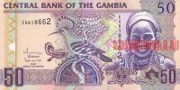 Купить банкноты Банкноты, боны, бумажные деньги Гамбии. 50 даласи. (2006 год). 