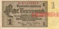 Купить банкноты DEE1-045 Германия. 1 марка. 1937 год. VF Боны Германии