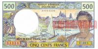 Купить банкноты XPF500-012 Французская Полинезия. 500 франков. ND. AU