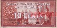 Купить банкноты FIC10-024 Индокитай. 10 центов. ND. VF