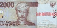 Купить банкноты Индонезийская рупия. Банкноты, боны, бумажные деньги Индонезии. 2000 рупий. 2009 год. 