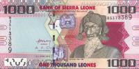 Купить банкноты Банкноты, купюры, боны, бумажные деньги Сьерра-Леоне. 1000 леоне. 2010 год. 