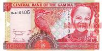 Купить банкноты Банкноты, боны, бумажные деньги Гамбии. 5 даласи. ND.