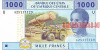 Купить банкноты Бумажные деньги, банкноты, боны Камеруна. 1000 франков. 2002 год. 