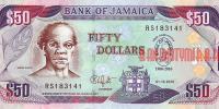 Купить банкноты Бумажные деньги, банкноты, боны, купюры Ямайки 50 долларов. 2010 год. UNC