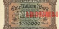 Купить банкноты Германия. 1000000 марок. 1922 год. XF