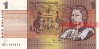 Купить банкноты Австралийский доллар. Банкноты, боны Австралии. 1 доллар. ND. UNC